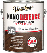 Varathane Y247503 Premium Floor Finish, Semi-Gloss, Liquid, Clear, 3.78 L, Can